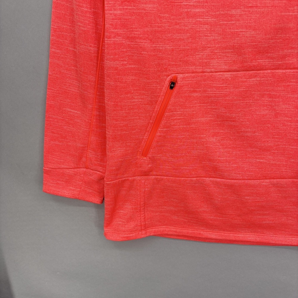 The North Face Hoodie Womens XL Red Pink Pullover Sweatshirt Fleece Lined Long - Picture 4 of 14